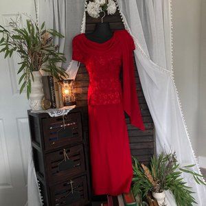 Red Sheri Martin Dress. NWOT